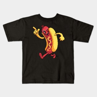 Pixelated Hot Dog! Kids T-Shirt